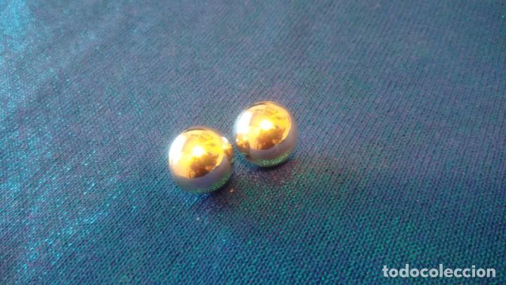 Joyeria: PENDIENTES DE PLATA LISOS MEDIA ESFERA - Foto 6