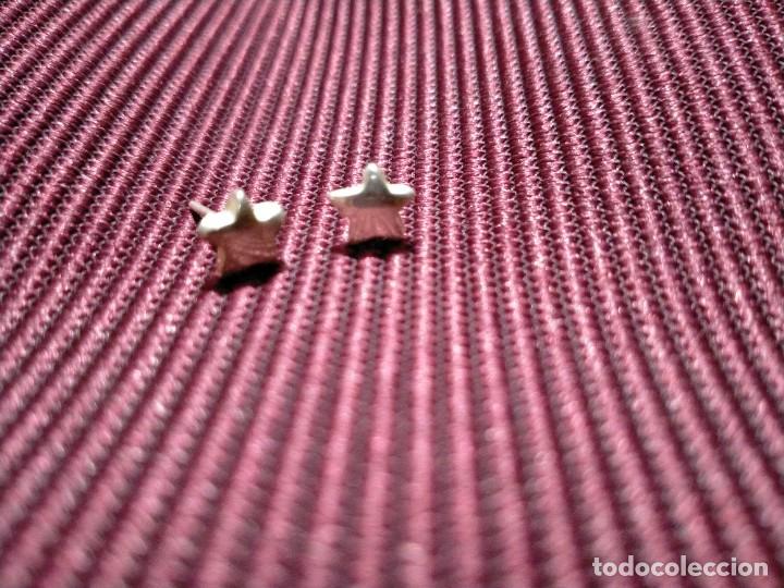 Joyeria: Pendientes estrellas plata de ley - Foto 1