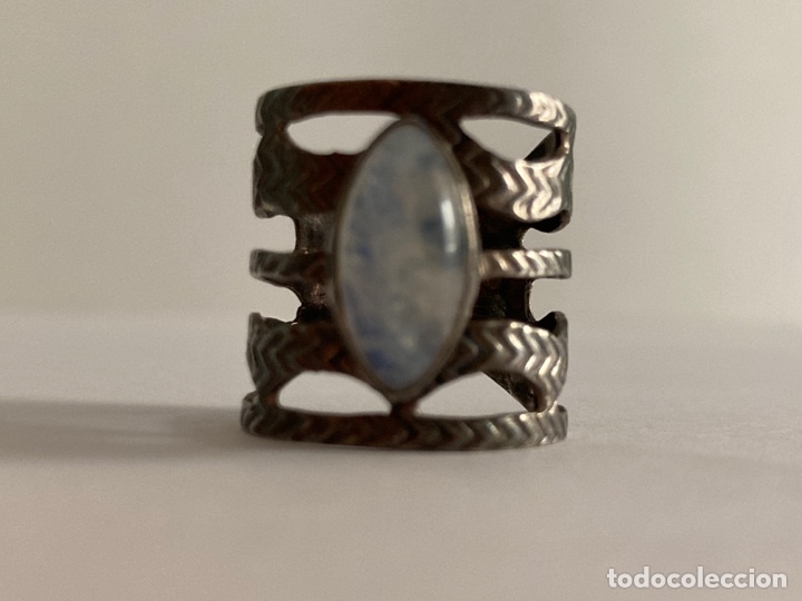 Joyeria: Sortija de plata y piedra Luna en el centro/sort14 - Foto 1