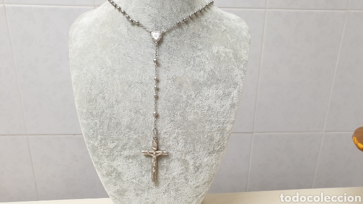 Joyeria: ROSARIO DE PLATA DE LEY A ESTRENAR - Foto 1