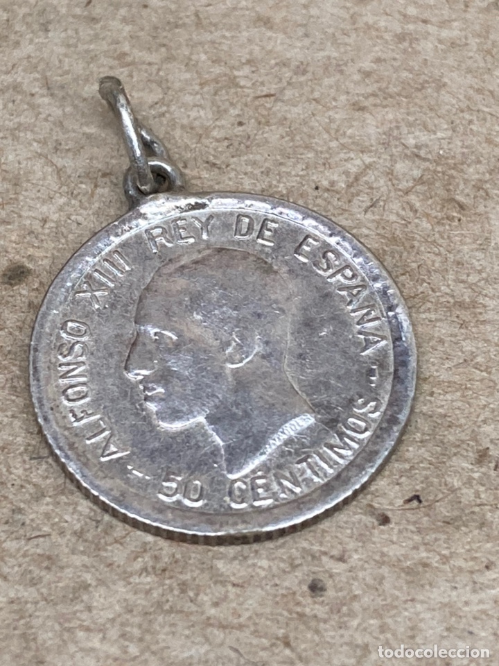 Joyeria: Colgante de plata moneda - Foto 1