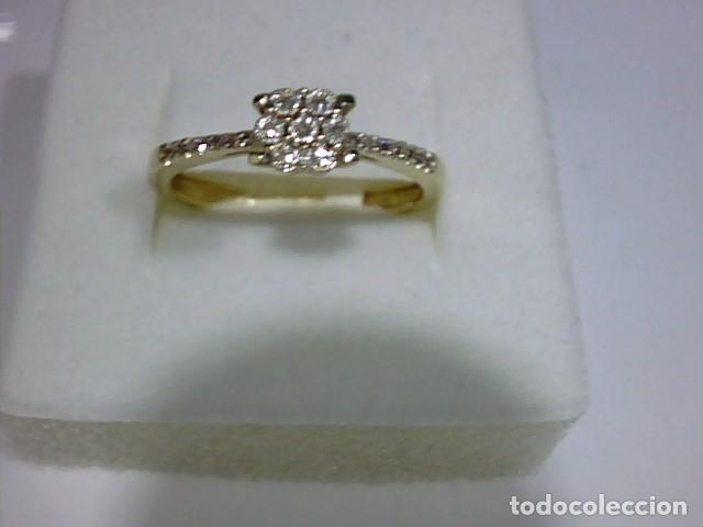 Joyeria: anillo oro 18 kts y diamantes - Foto 1