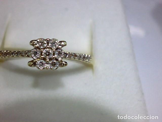 Joyeria: anillo oro 18 kts y diamantes - Foto 6