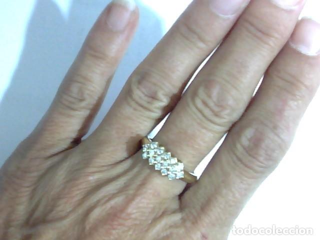 Joyeria: anillo oro 18 kts y diamantes - Foto 2
