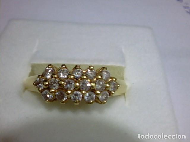 Joyeria: anillo oro 18 kts y diamantes - Foto 4