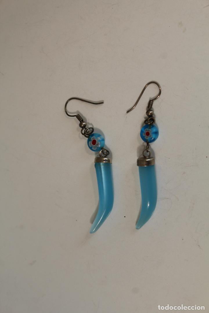 Joyeria: pendientes plata azules ojo turco - Foto 4