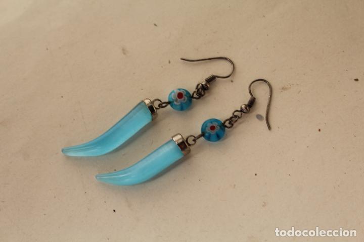 Joyeria: pendientes plata azules ojo turco - Foto 1