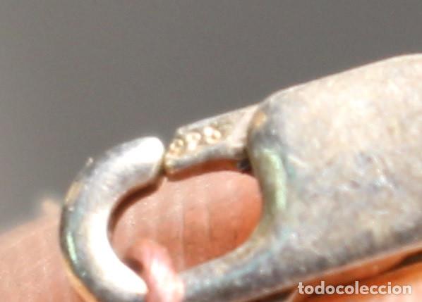 Joyeria: collar de cuentas rosa con cierre de plata - Foto 4