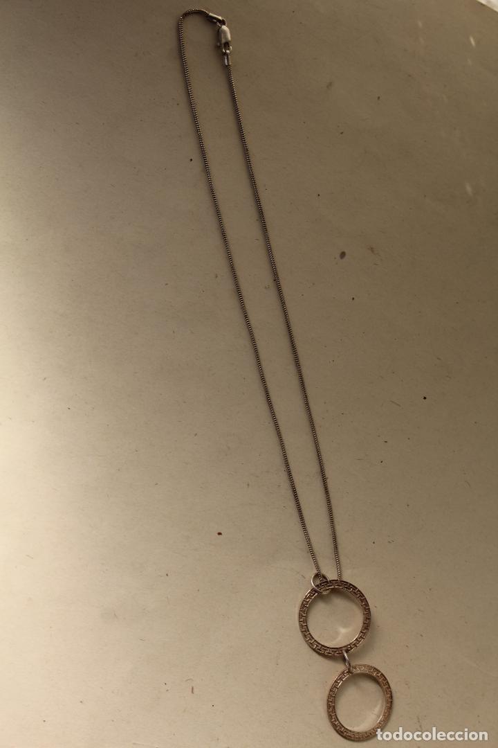 Joyeria: collar de aros en plata de ley - Foto 2