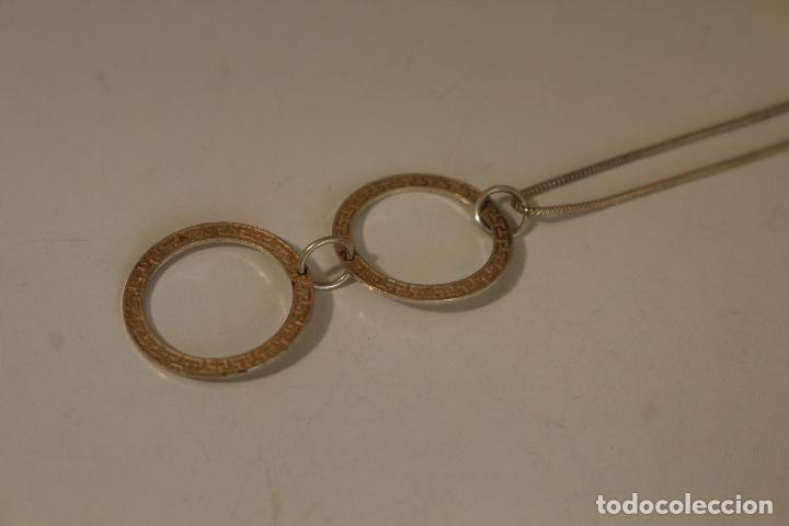 Joyeria: collar de aros en plata de ley - Foto 4