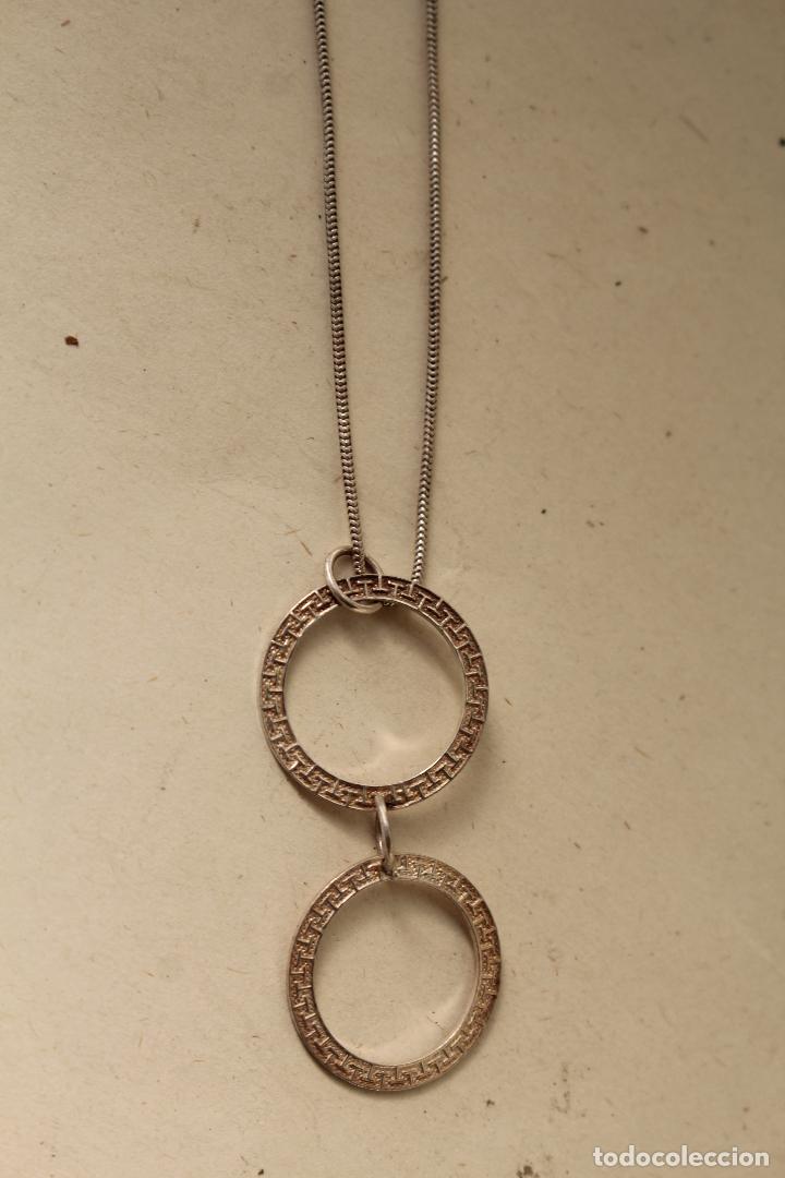 Joyeria: collar de aros en plata de ley - Foto 1