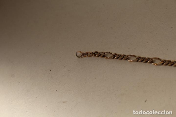 Joyeria: cadena corta pulsera en plata dorada 925 - Foto 2