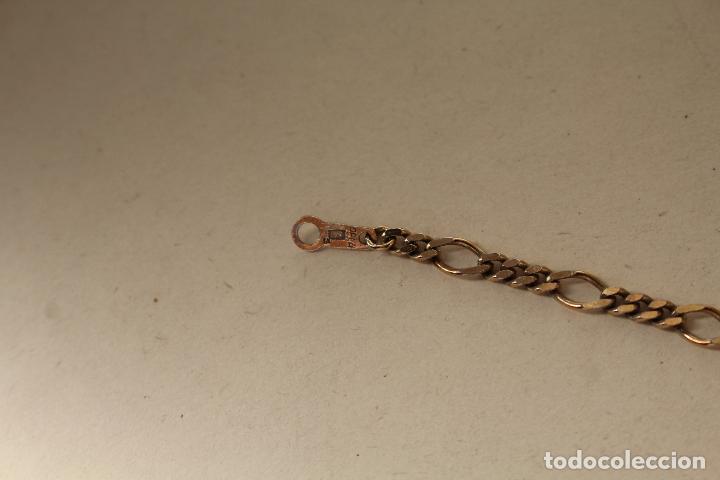 Joyeria: cadena corta pulsera en plata dorada 925 - Foto 7