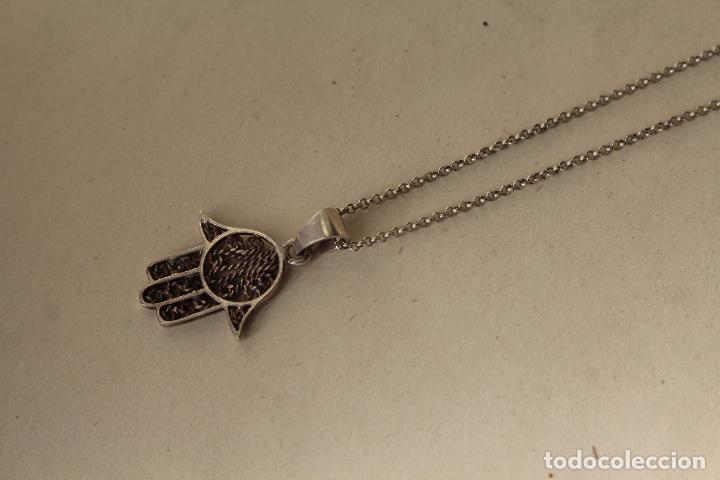 Joyeria: collar Talism&aacute;n Plata Mano De F&aacute;tima - Foto 4