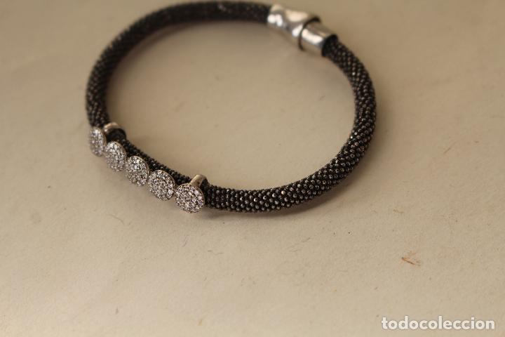 Joyeria: pulsera plata de ley con circonitas - Foto 2