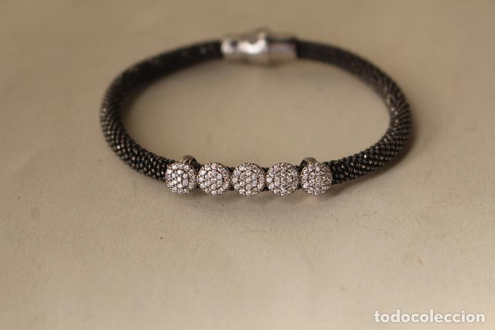 Joyeria: pulsera plata de ley con circonitas - Foto 4