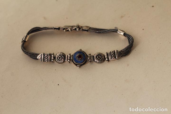 Joyeria: pulsera plata de ley con ojo turco - Foto 1