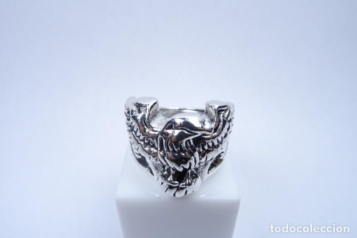 Joyeria: Anillo en plata 925 original forma de cabeza de &aacute;guila - Foto 2