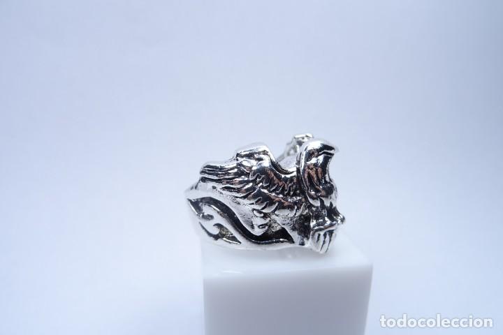 Joyeria: Anillo en plata 925 original forma de cabeza de &aacute;guila - Foto 3