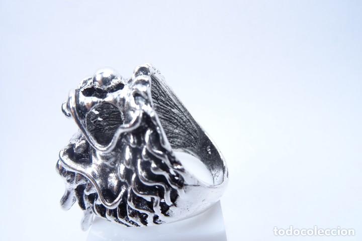 Joyeria: Anillo en plata 925 original forma de cabeza de drag&oacute;n - Foto 3