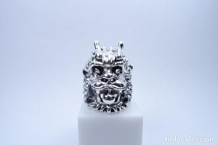 Joyeria: Anillo en plata 925 original forma de cabeza de drag&oacute;n - Foto 5