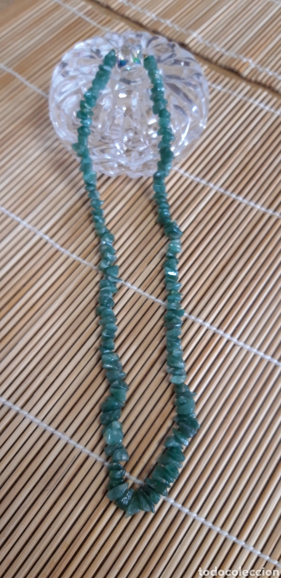 Joyeria: COLLAR AGATA VERDE 24 CM - Foto 1