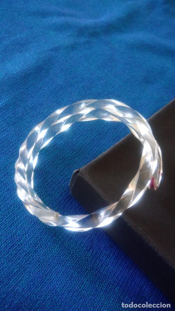 Joyeria: PRECIOSA PULSERA ANTIGUA DE CELULOIDE TRANSPARENTE FORMA DE SERPIENTE - Foto 3