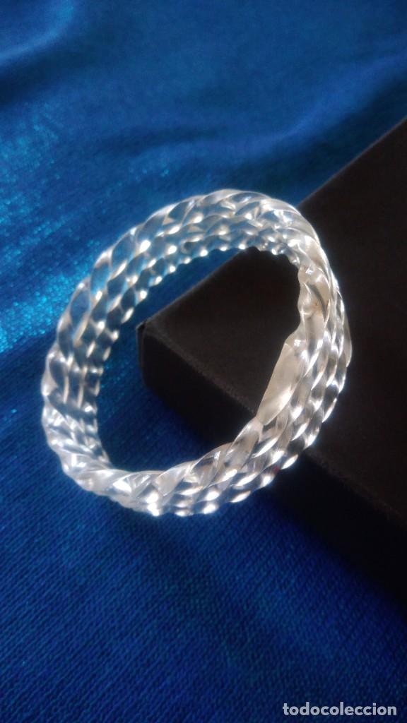 Joyeria: PRECIOSA PULSERA ANTIGUA DE CELULOIDE TRANSPARENTE - Foto 2