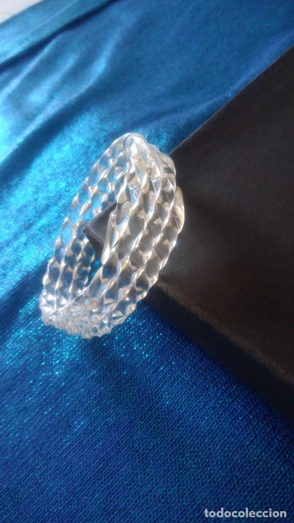Joyeria: PRECIOSA PULSERA ANTIGUA DE CELULOIDE TRANSPARENTE - Foto 4