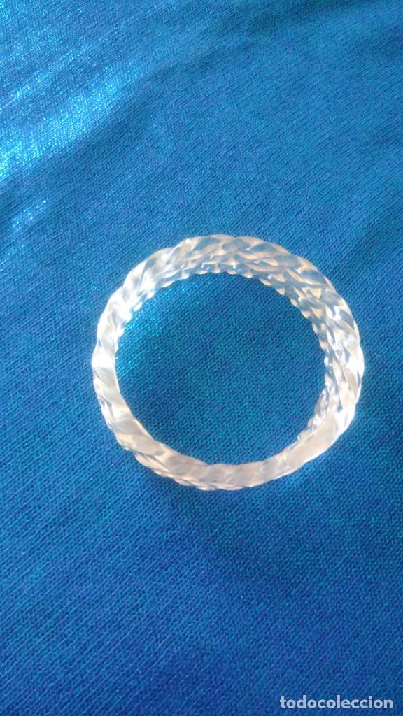 Joyeria: PRECIOSA PULSERA ANTIGUA DE CELULOIDE TRANSPARENTE - Foto 6