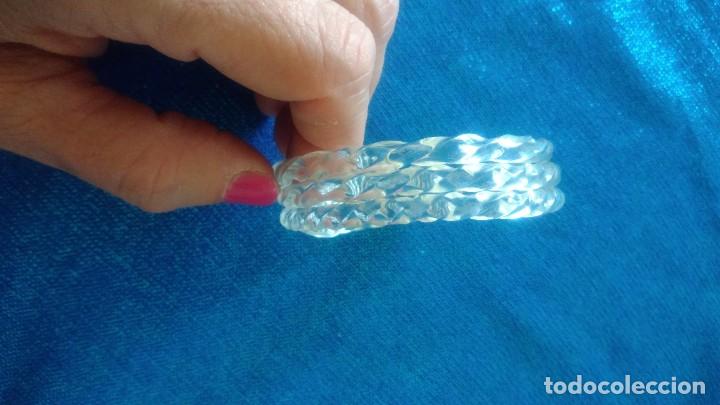 Joyeria: PRECIOSA PULSERA ANTIGUA DE CELULOIDE TRANSPARENTE - Foto 7
