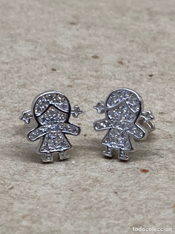 Joyeria: Pendientes de plata nuevos - Foto 1