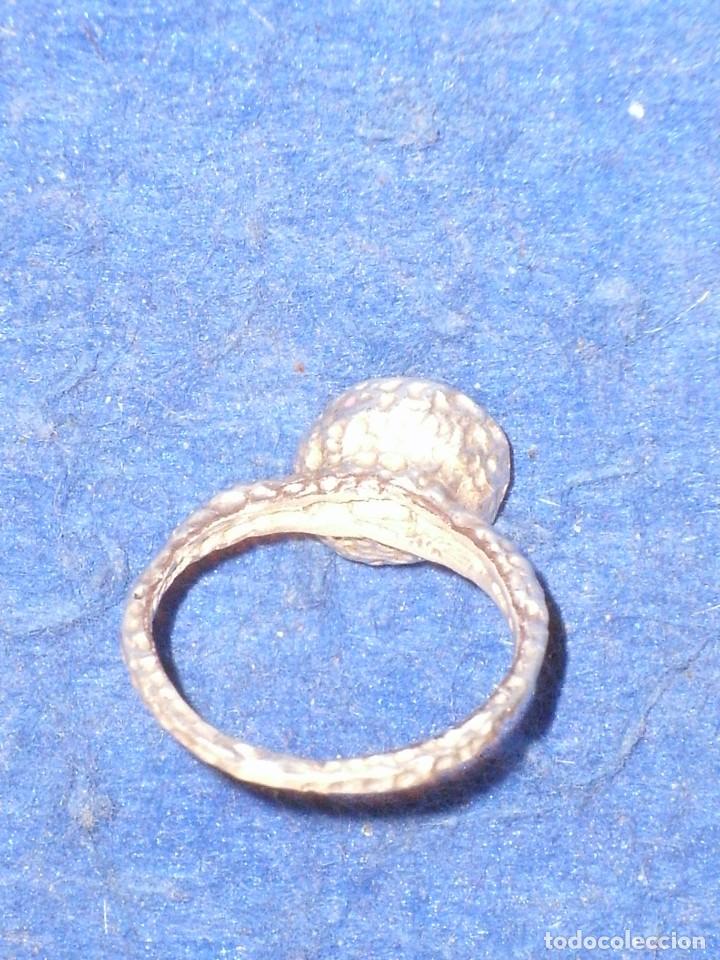 Joyeria: ANILLO DE PLATA TRABAJADA.VINTAGE. - Foto 5