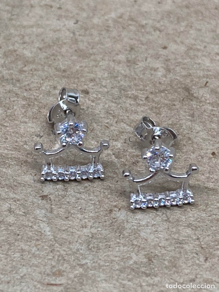 Joyeria: Pendientes de plata nuevos - Foto 1