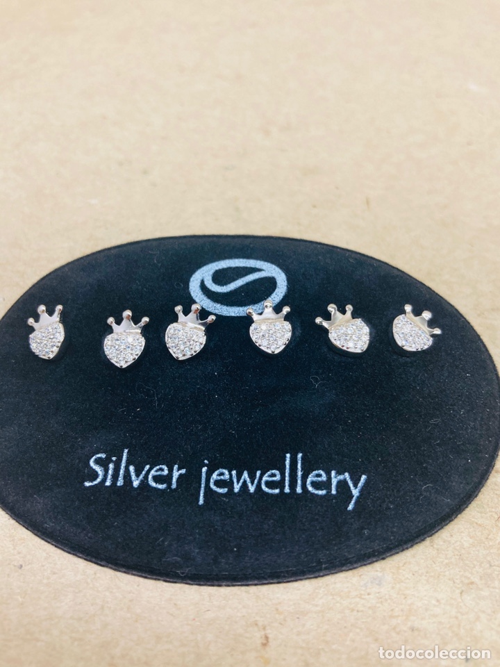 Joyeria: 3pares de pendientes en plata - Foto 1