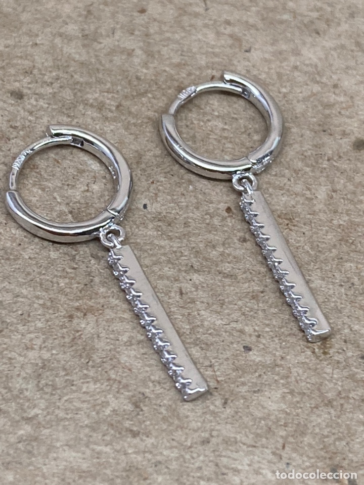 Joyeria: Pendientes de plata nuevos - Foto 1