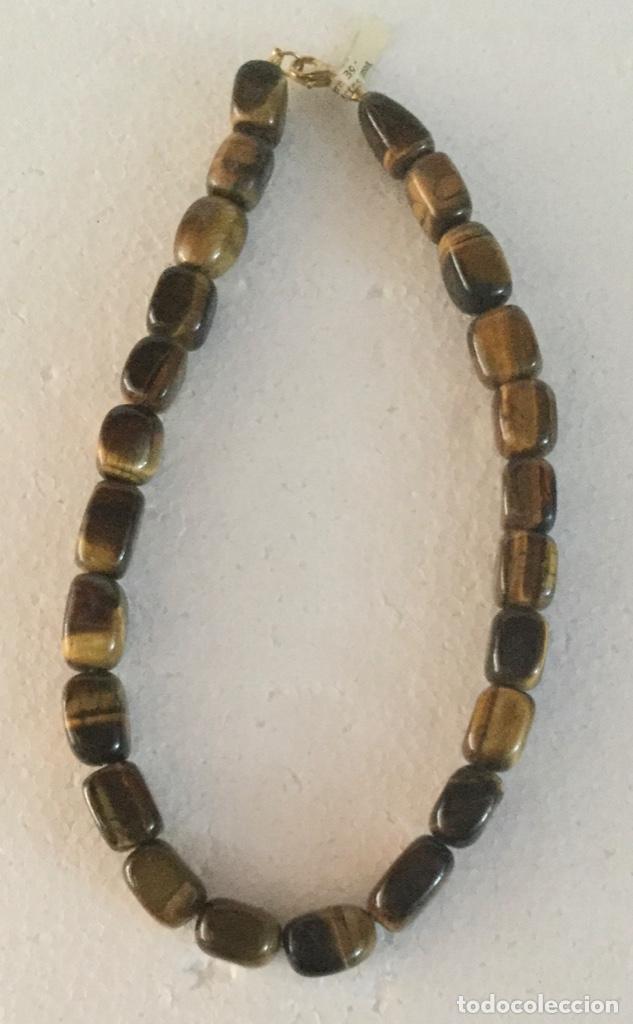 Joyeria: Collar en ojo de tigre. NUEVO - Foto 1