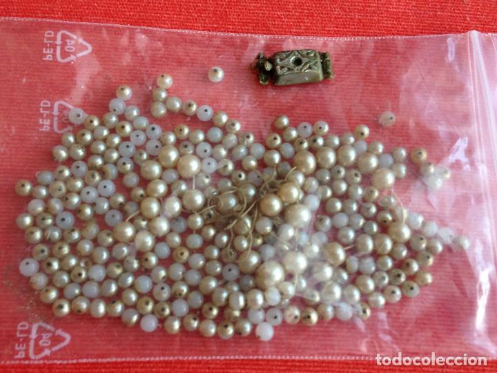 Joyeria: ANTIGUO CIERRE DE COLLAR CON PERLAS DE PLASTICO. - Foto 5