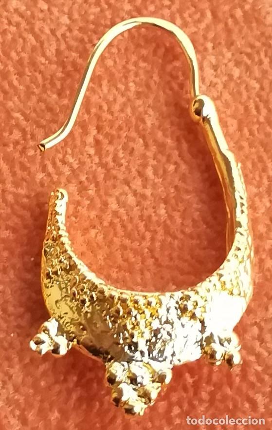 Joyeria: ARRACADAS ESTILO ROMANO CON BA&Ntilde;O DE ORO - Foto 4