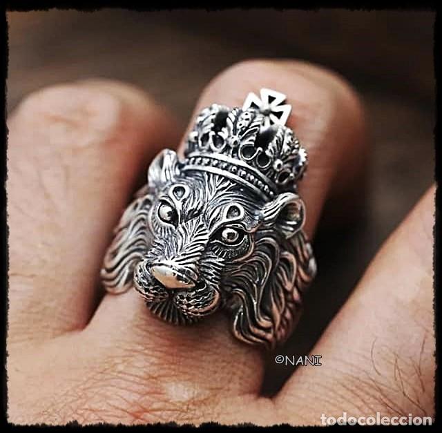 perfil tinción Señal bonito anillo del rey de la selva, el leon, de - Compra venta en  todocoleccion