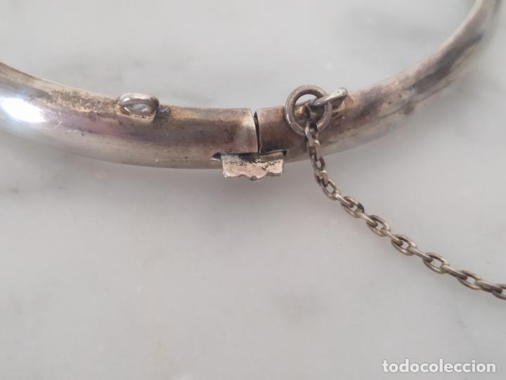 Joyeria: Dos pulseras brazaletes de plata de 925 - Foto 7