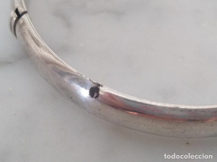 Joyeria: Dos pulseras brazaletes de plata de 925 - Foto 12