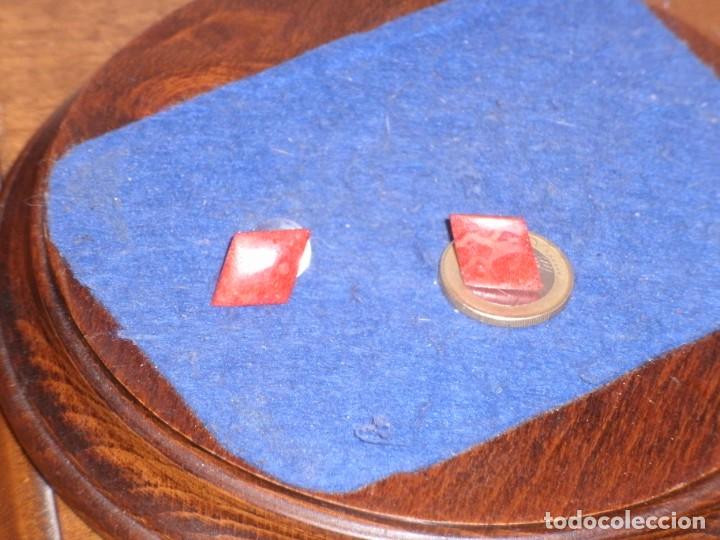 Joyeria: PENDIENTES DE CORAL DE MANZANA,ROMBOS. - Foto 7