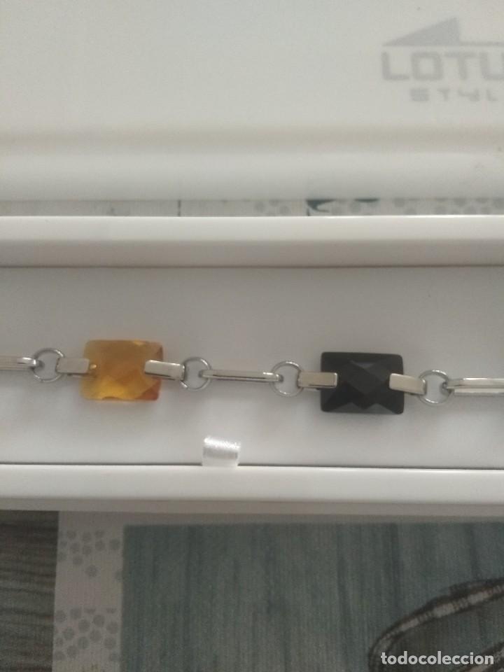 Joyeria: Pulsera de Lotus de acero ,sin usar - Foto 2