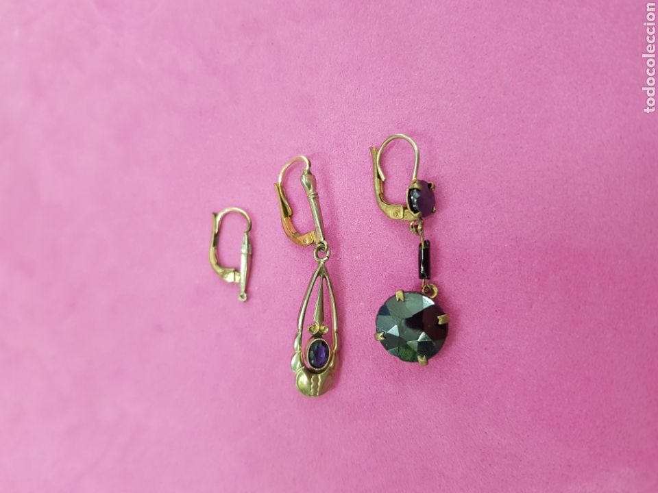 Joyeria: Lite 2 pendientes antiguos - Foto 1
