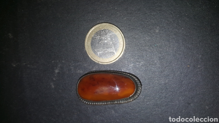 Joyeria: broche de ambar y plata - Foto 1