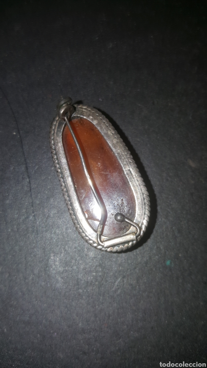 Joyeria: broche de ambar y plata - Foto 2