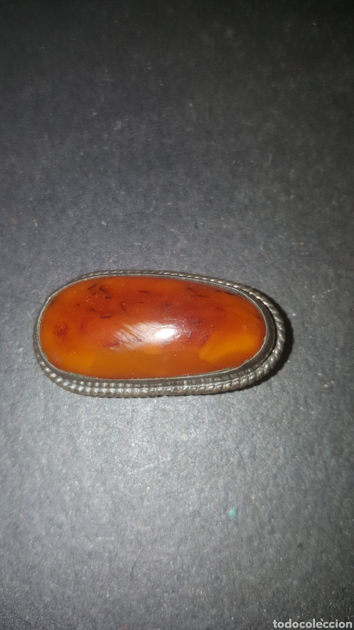 Joyeria: broche de ambar y plata - Foto 3