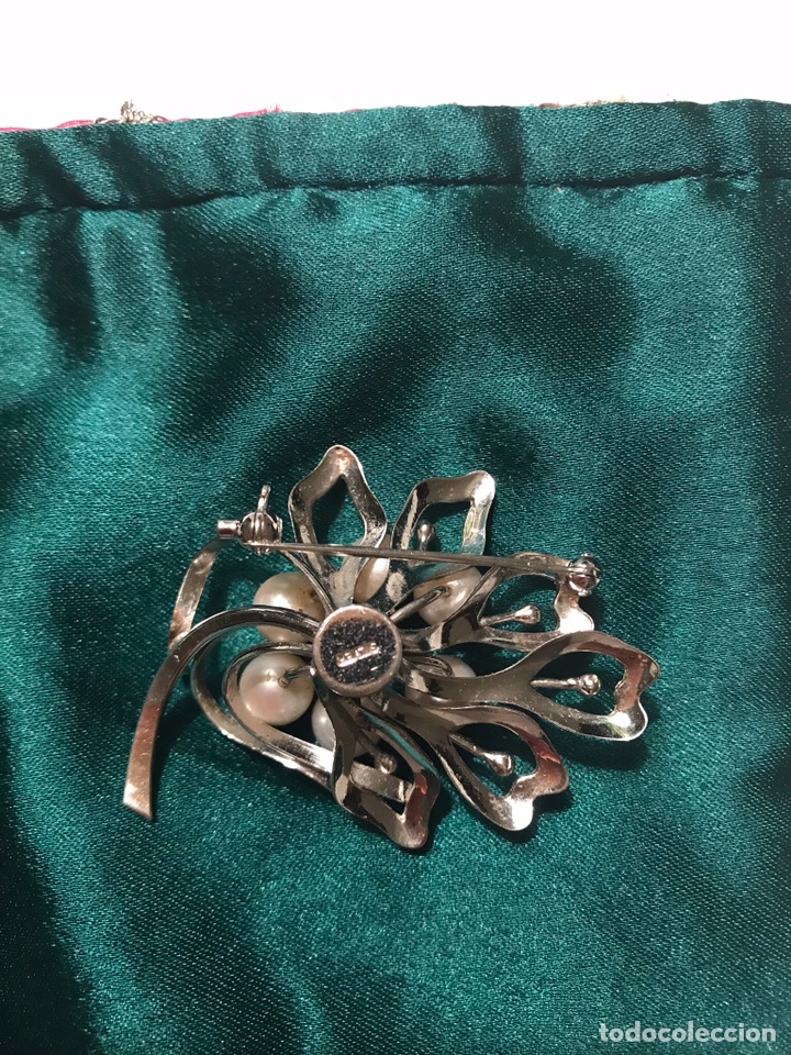 Joyeria: Broche de plata y perlas cultivadas japonesas - Foto 2