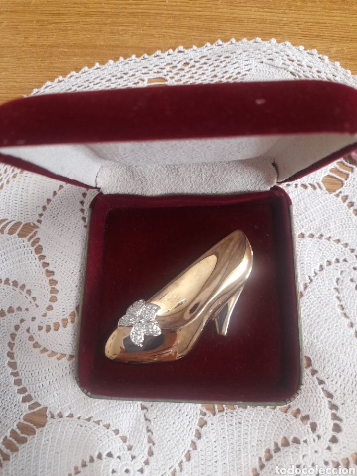 Joyeria: BROCHE DE PLATA DORADA 9 X 3 CM - Foto 1